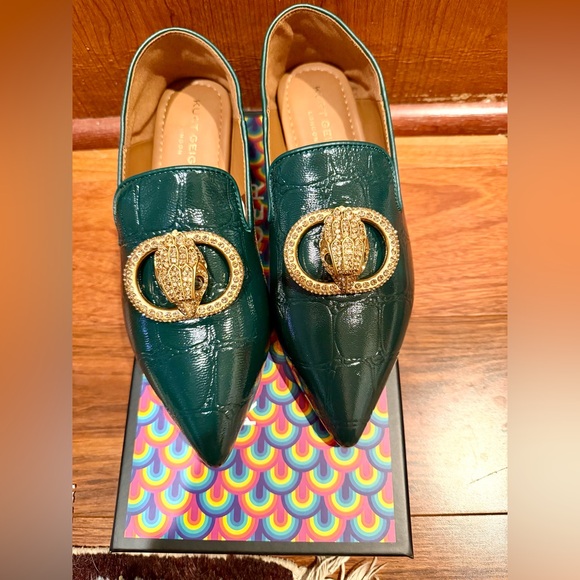 Kurt Geiger Emerald Loafers with Gold Accent - Picture 4 of 7